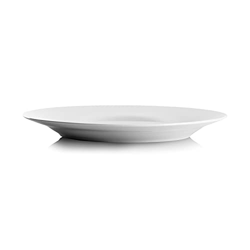 10.5 White Catering Dinner Plates, Set of 12